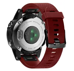 Силіконовий ремінець Primo для годинника Garmin Fenix 5S/5S Plus/6S Red - мініатюра 2