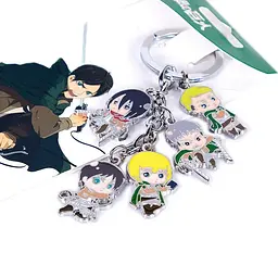 Брелок Атака титанів Attack on Titan персонажі АТ 22.17 - мініатюра 2