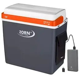 Автохолодильник Zorn Z-24 + USB 12 V сірий (770103) - мініатюра 2