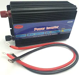 Автоінвертор 12 V-220 V 4000 W перетворювач напруги WimpeX 12 V-220 V 4000 Вт - мініатюра 3