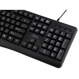Клавіатура AOC KB120B USB UA Black (KB120B/97) - мініатюра 6