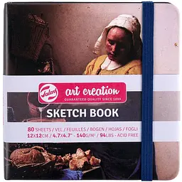Блокнот для графіки Royal Talens Art Creation 12х12 см 140г/м2 80л Молочниця Ян Вермер - мініатюра 2