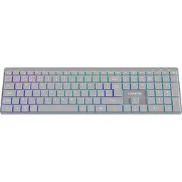 Клавіатура Canyon HKB-W11 UK/US RGB Dual Mode Wireless Grey (CNS-HBTK11G) - мініатюра 4
