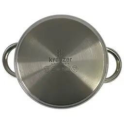 Каструля Krauzer Constant, зі скляною кришкою, 14 см, 1 л (78003) - мініатюра 2