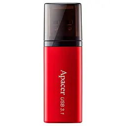Флеш-накопичувач Apacer USB3.1 32GB AH25B Red (AP32GAH25BR-1) - мініатюра 2