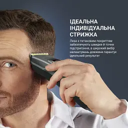 Машинка для стрижки Rowenta Advancer темно-зелений (TN5224E0) - мініатюра 6