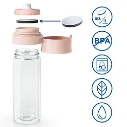 Фільтр-пляшка Brita Vital 600 мл абрикосова (1052264) - мініатюра 4