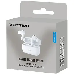 Навушники TWS Vention Elf Earbuds ECHO LITE E11 White - мініатюра 4