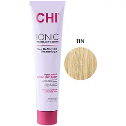 Крем-фарба для волосся CHI Ionic 11N дуже світлий блонд безаміачна професійна 85 г - мініатюра 2