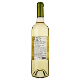 Вино Casa Verde Sauvignon Blanc Chardonnay біле напівсолодке 12% 0.75 л (478739) - мініатюра 2