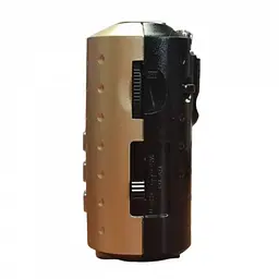Радіоприймач на акумуляторі з блютузом золотистий 18650 FM USB MicroSD Golon ICF-8BT - мініатюра 7