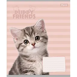 Набір зошитів 1 Вересня Puppy friends А5 12 аркушів у лінію 25 шт. (768777) - мініатюра 2