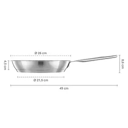 Сковорода Fiskars All Steel 26 см 1064744 - мініатюра 2