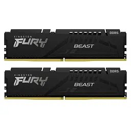 Модуль памяти Kingston Fury DDR5 64GB (2x32) 5600MHz Beast Black AMD EXPO/XMP 3.0 (KF556C36BBEK2-64)