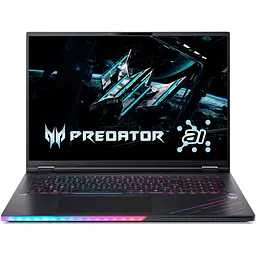 Ноутбук Ігровий Acer Predator Helios 18 AI PH18-73-92T4 з процесором Intel Core Ultra 9 275HX pana la 5.4GHz, 18", WQUXGA, 120Hz, IPS, 96GB DDR5 RAM, 4TB SSD, NVIDIA® Windows 11 Pro, Abyssal чорний - мініатюра 3
