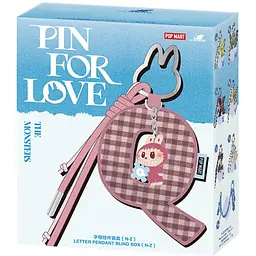 Брелок-сюрприз Pop Mart The Monsters Серія Pin for Love Letter N-Z колекційний (MPFL-01)