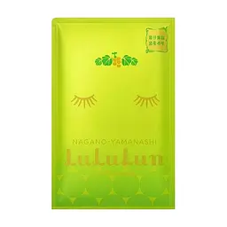 Маска для обличчя Lululun Face Mask Shine Muscat Омолоджуюча З катехінами винограду 1 шт х 5 уп (4582305067675) - мініатюра 2