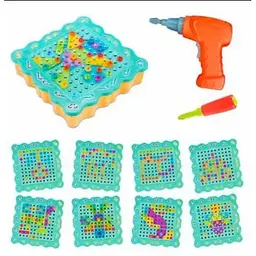 Конструктор Tu Le Hui Diy Light Puzzle 200 деталей 12LED TLH-19 - мініатюра 2
