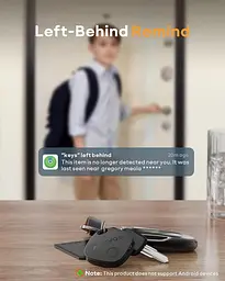 Локатор ATUVOS Keys Finder 2 Pack, Bluetooth Luggage Tracker Працює з Apple Find My (тільки iOS), Item Locator GPS Tracker - мініатюра 2