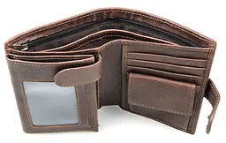 Чоловічий шкіряний гаманець Vintage 10х13 см acs0014991 - мініатюра 10