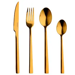 Набір столових приборів Bergner Sofia gold 24 предмети (BG-45143-GD)