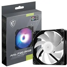 Вентилятор MSI MAG F120 ARGB 120MM Black - мініатюра 2