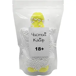 Крафтове мило-член із присоскою Чистий Кайф Yellow Size XL - мініатюра 4