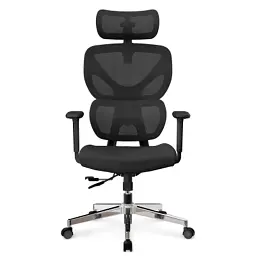 Офісне крісло Mealux D1 Air Fabric Black (HF-D1 F/B) - мініатюра 2