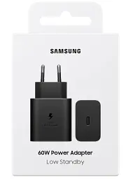 Зарядний пристрій Samsung USB-C PD60W PPS black (EP-T6010NBEGWW)