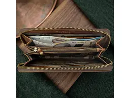 Портмоне Arno з натуральної шкіри crazy horse 2250 Коньячне 18,5x10,5x2,5 см TONY PEROTTI acs0032462 - мініатюра 4