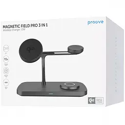 Бездротовий зарядний пристрій Proove Magnetic Field Pro 15W Black (WSMP15002001) - мініатюра 10