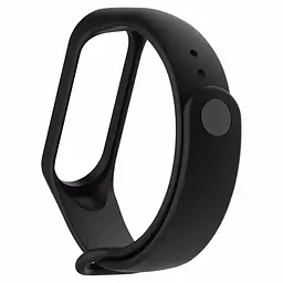 Ремінець для фітнес-браслета Lemfo для Xiaomi Mi Band 3 і 4 чорний - мініатюра 2