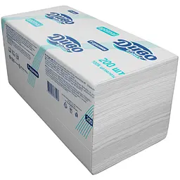 Уцінка. Паперові рушники Диво Бізнес Optimal, двошарові, 200 шт.  