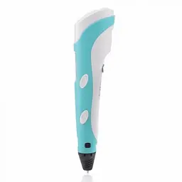 3D ручка для малювання з екраном 3д Ручка Pen3 MyRiwell з LCD дисплеєм трафарет Блакитний - мініатюра 2