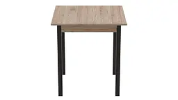 Стіл кухонний Ferrum-decor Агата 75x80x80 Чорний ДСП Сан-Марино 16мм (FRD-105637) - мініатюра 4