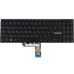 Клавіатура для ноутбука ASUS (M3500 series) ukr чорний без кадру підсвічування клавіш