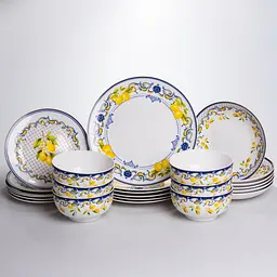 Столовий фарфоровий сервіз на 6 персон Positano Yiwu HP-7-714N