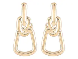 Сережки Xuping TTM Stainless Steel 14K пусети "Декоративний візерунок" (254112)