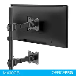 Кронштейн OfficePro MA122B 17-49" Чорний (VESA100х100) - мініатюра 7