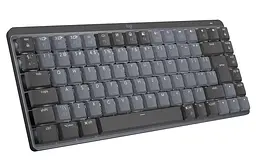 Клавіатура Logitech MX Mini Minimalist Wireless Illuminated Graphite US Clicky (920-010782)
