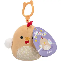 М'яка іграшка на кліпсі Squishmallows Півник Руті 9 см (SQCP00465) - мініатюра 2