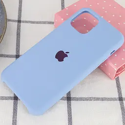 Чохол Silicone Case AA для Apple iPhone 11 Pro 5.8" Синій / Lilac Blue - мініатюра 2