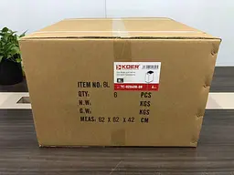 Відро для сміття сенсорне прямокутне Koer TC-020408-08 8 л white KR5589, Білий матовий - мініатюра 2