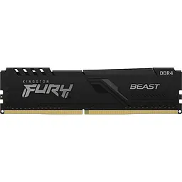 Модуль пам'яті Kingston Fury Beast DDR4 16GB 3200MHz Black (KF432C16BB1/16)