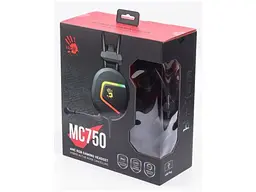 Навушники з мікрофоном A4Tech MC750 Bloody (Black) - мініатюра 6
