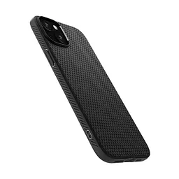 Чехол Spigen Liquid Air для iPhone 15 Plus Matte Black (ACS06650) + защитное стекло - мініатюра 9