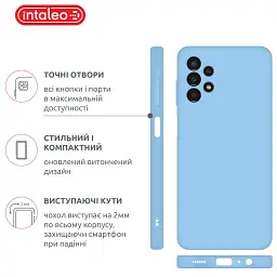Чохол до мобільного телефона Intaleo SoftShell Samsung Galaxy A13 4G Light Blue (1283126557880) - мініатюра 4