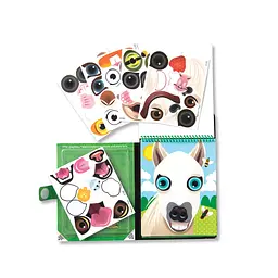Блокнот з багаторазовими наліпками "Домашні тварини" MelissaandDoug MD30512, 10 картинок - мініатюра 4