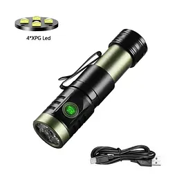 Ліхтар переносний З USB-зарядкою, магнітне кріплення YEMAO YM-F402X-4XPG 1x18350/18650, Type-C (52966-F402X_450) - мініатюра 2