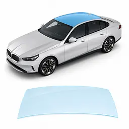 Антигравійна захисна бронеплівка за лекалами для BMW 5 Series G60 2023- зона даху